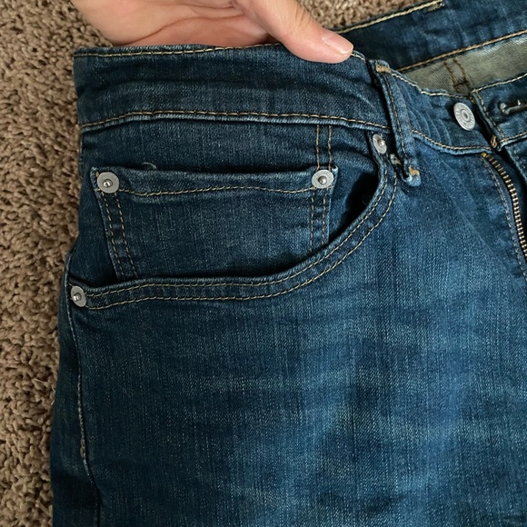 Levi Strauss 505 Regular Fit Blue Jeans Size 36/32 - Picture 6 of 16